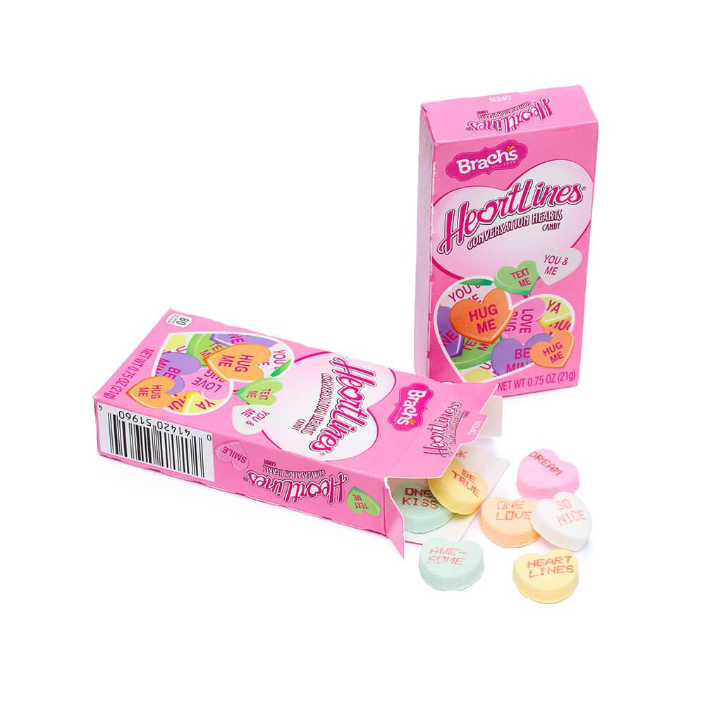 Brach's Conversation Hearts Candy Packs: 24-Piece Box - Candy Warehouse