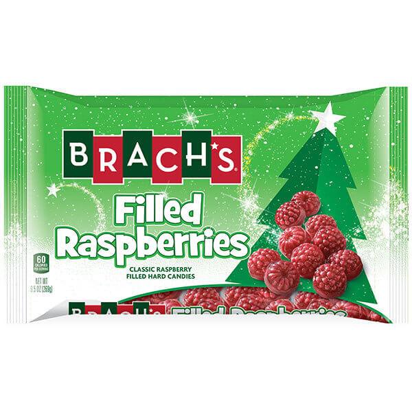 Brach's Filled Red Raspberries Hard Candy: 9.5-Ounce Bag - Candy Warehouse