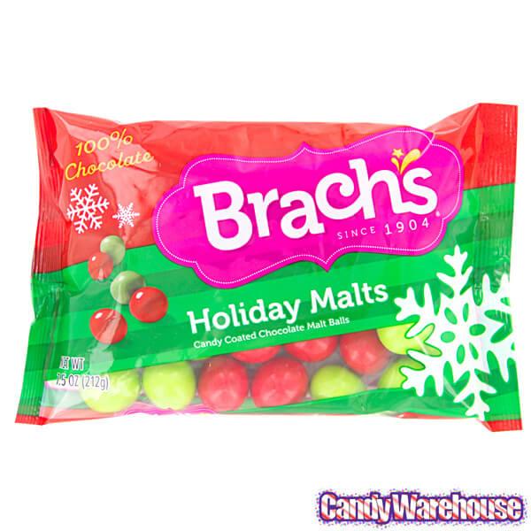 Brach&#39;s Holiday Malts Candy: 7.5-Ounce Bag - Candy Warehouse