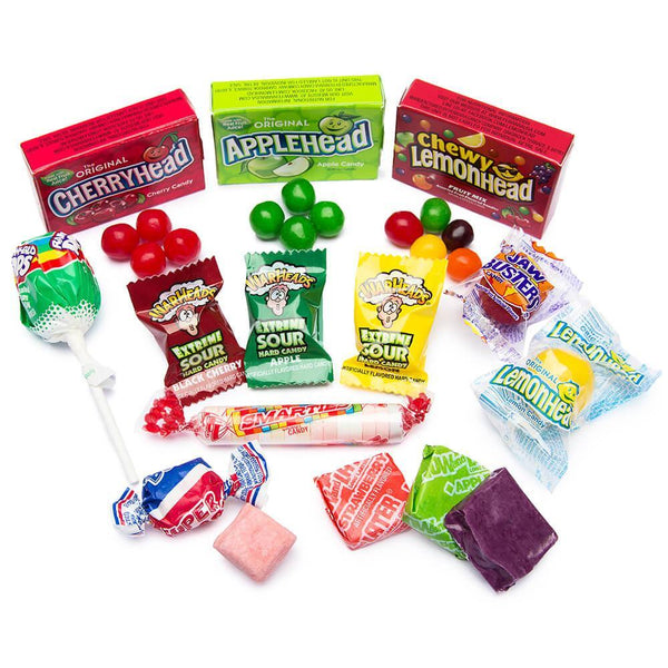BRACH'S KIDDIE MIX SweeTarts, Chewy Lemonhead, Now and Later, BottleCaps,  Lemonhead, Trolli, Super Bubble & Jaw Busters Halloween Candy Variety Pack  175 pc Bag, Shop