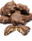 Brach's Milk Chocolate Caramel Peanut Clusters Candy: 10-Ounce Bag - Candy Warehouse