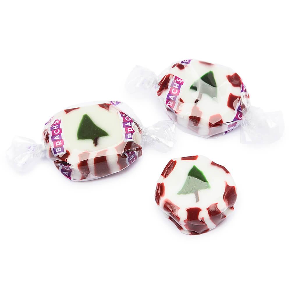 Brach's Peppermint Christmas Tree Nougats: 11-Ounce Bag - Candy Warehouse