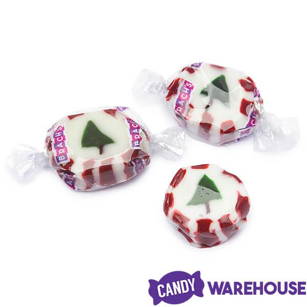 Brach's Peppermint Christmas Tree Nougats: 11-Ounce Bag - Candy Warehouse