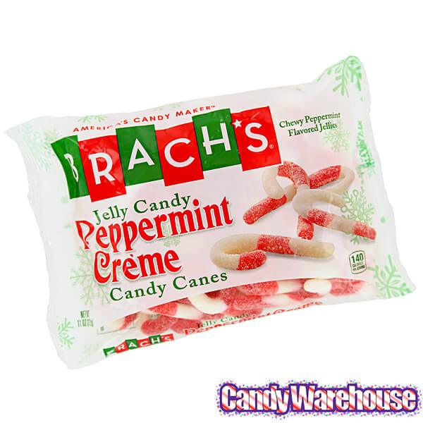 Brach&#39;s Peppermint Creme Jelly Candy Canes: 40-Piece Bag - Candy Warehouse