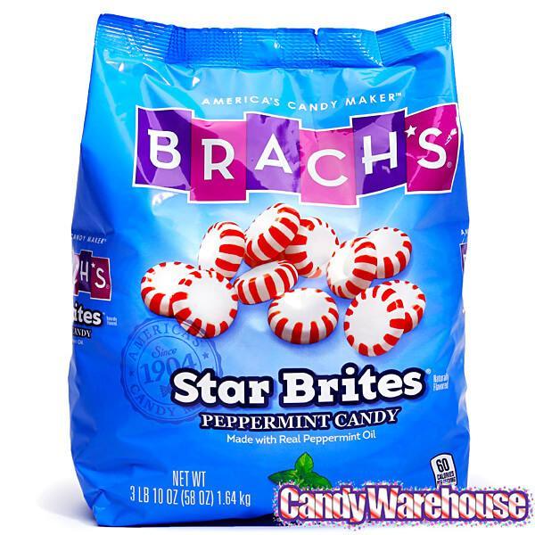 Brach&#39;s Peppermint Star Brites Mints Candy: 300-Piece Bag - Candy Warehouse