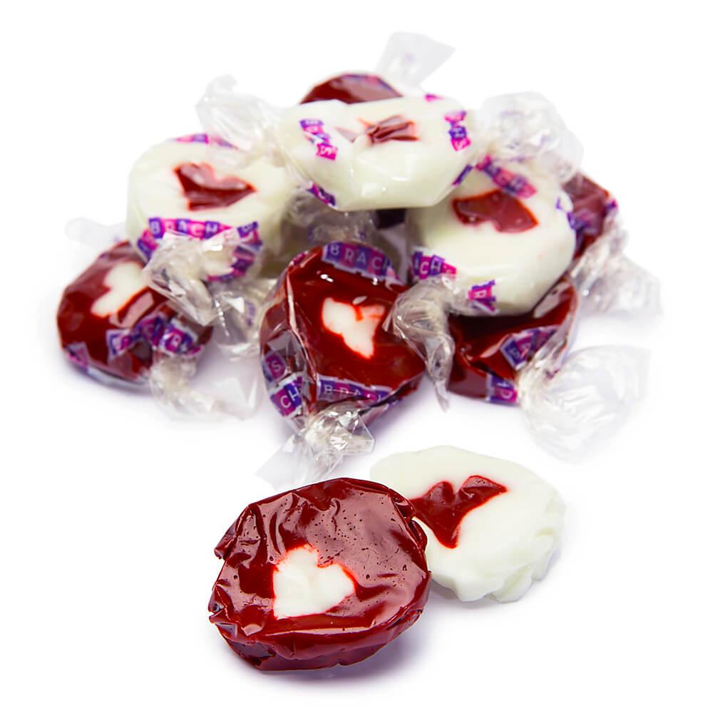 Brach's Valentine Cherry Vanilla Nougats: 12-Ounce Bag - Candy Warehouse