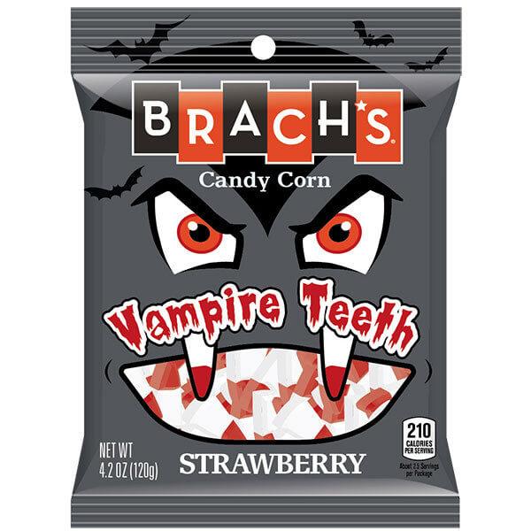 Brach's Vampire Teeth Strawberry Candy Corn: 3LB Box - Candy Warehouse