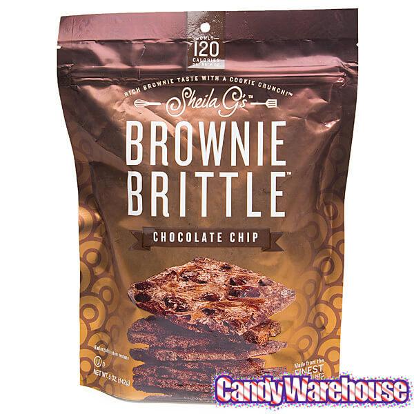 Brownie Brittle - Chocolate Chip: 5-Ounce Bag - Candy Warehouse