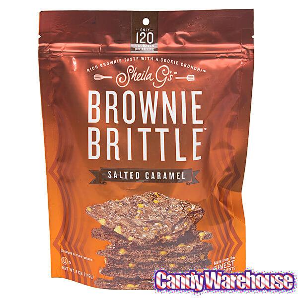 Brownie Brittle - Salted Caramel: 5-Ounce Bag - Candy Warehouse