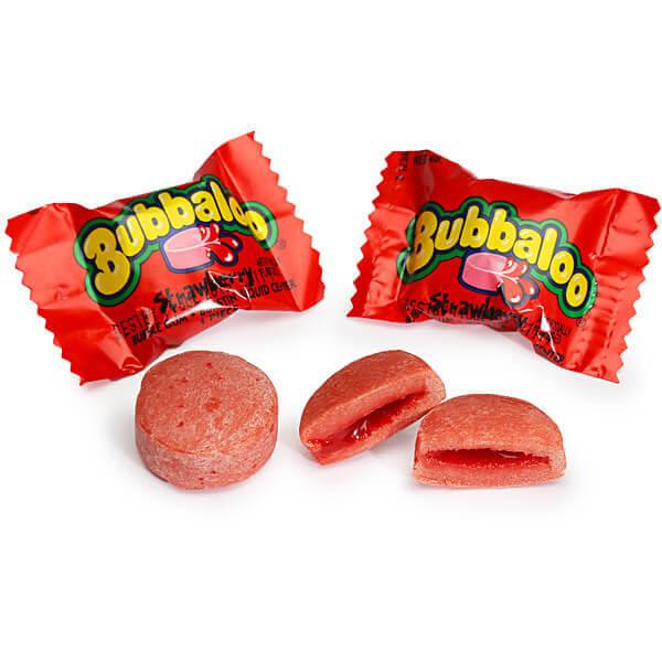 Bubbaloo Liquid Filled Bubblegum - Strawberry: 47-Piece box - Candy Warehouse