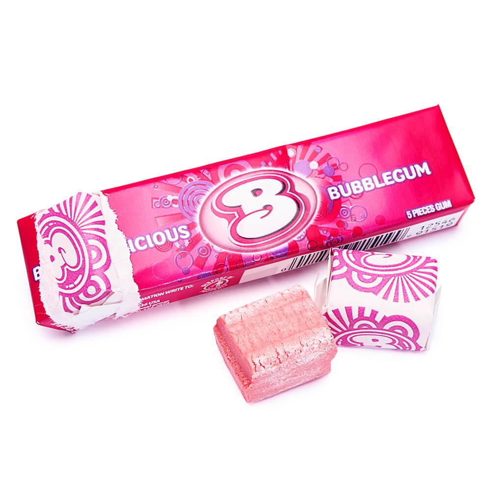 Bubblicious Bubble Gum Packs - Original: 18-Piece Box - Candy Warehouse