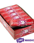 Bubblicious Bubble Gum Packs - Strawberry: 18-Piece Box - Candy Warehouse