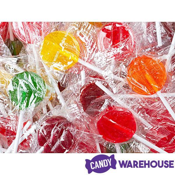 Bulk Fruit Lollipops: 4LB Bag - Candy Warehouse