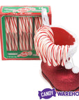 Burton and Burton Glittery Red Santa Boot Candy Cane Vase - Candy Warehouse