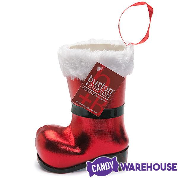 Burton and Burton Red Santa Boot Candy Cane Holder - Candy Warehouse