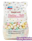 Butter Mint Creams - Assorted Pastels: 2.75LB Bag - Candy Warehouse