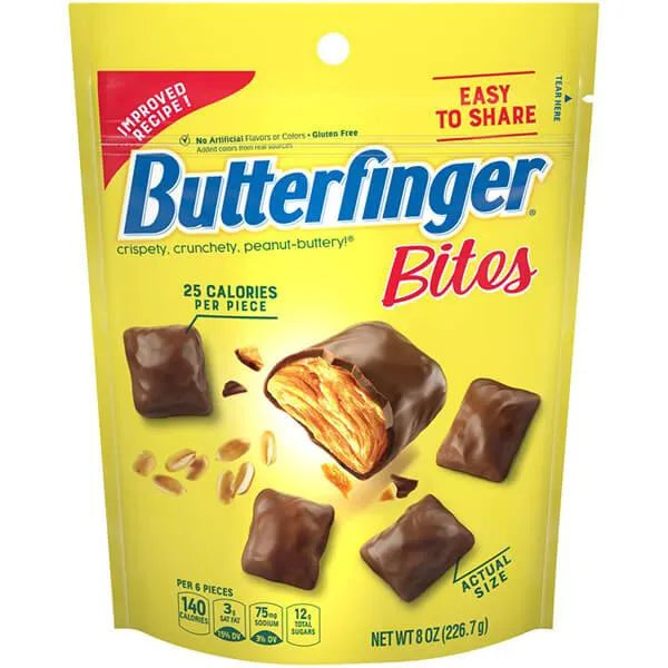 Butterfinger Bites: 8-Ounce Bag – Candy Warehouse