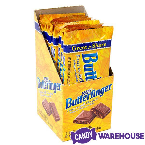 Butterfinger Giant Size Candy Bars: 12-Piece Box - Candy Warehouse