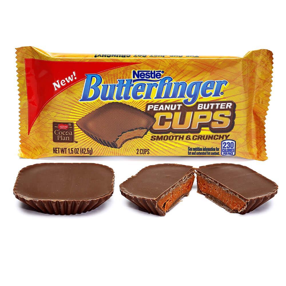 Butterfinger Peanut Butter Cups Candy Packs: 24-Piece Box - Candy Warehouse