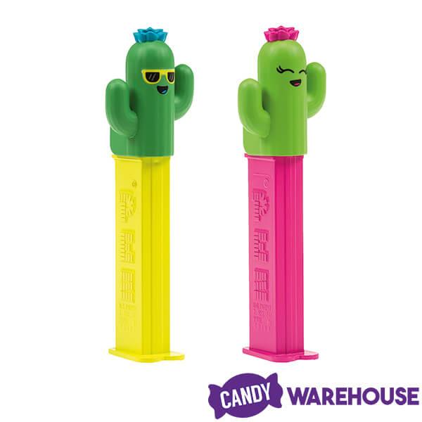 Cactus PEZ Dispenser Candy Packs: 12-Piece Set