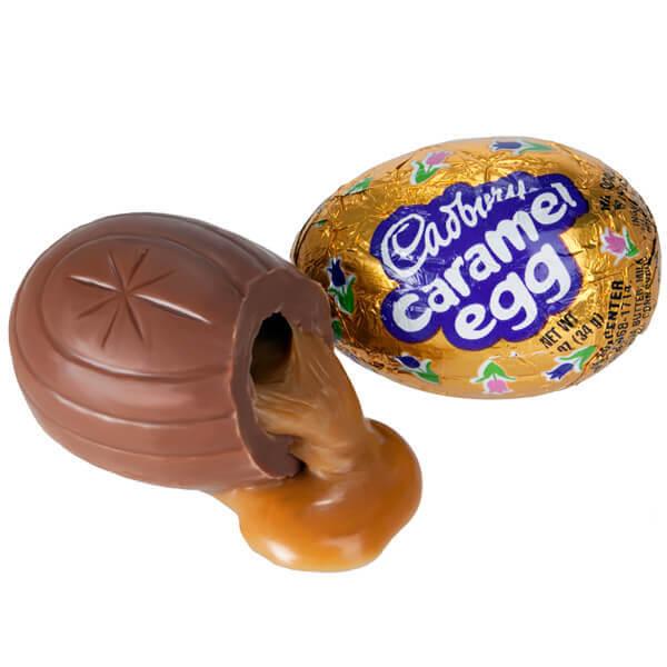 Cadbury Chocolate Caramel Eggs: 4-Piece Box - Candy Warehouse