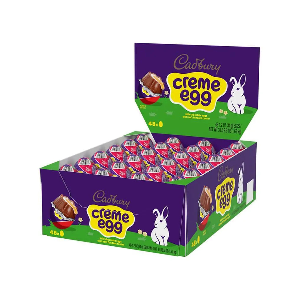 Cadbury Creme Eggs Candy: 48-Piece Box | Candy Warehouse