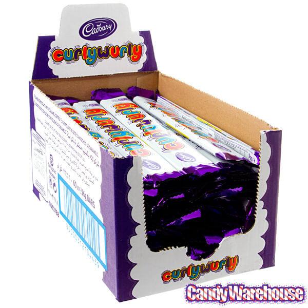 Cadbury Curly Wurly Candy Bars: 60-Piece Box - Candy Warehouse