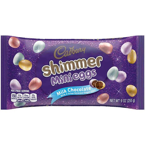 Cadbury Shimmer Milk Chocolate Mini Eggs: 9-Ounce Bag - Candy Warehouse