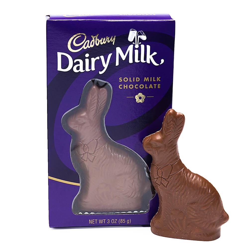 Cadbury Solid Milk Chocolate Bunny: 3-Ounce Gift Box - Candy Warehouse