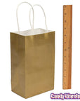 Candy Bags with Handles - Gold: 12-Piece Pack