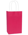 Candy Bags with Handles - Hot Pink: 12-Piece Pack