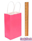 Candy Bags with Handles - Hot Pink: 12-Piece Pack