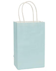 Candy Bags with Handles - Light Blue: 12-Piece Pack - Candy Warehouse