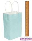 Candy Bags with Handles - Light Blue: 12-Piece Pack - Candy Warehouse