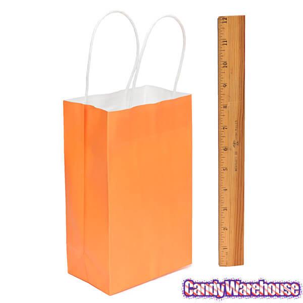 Candy Bags with Handles - Orange: 12-Piece Pack – Candy Warehouse