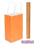 Candy Bags with Handles - Orange: 12-Piece Pack