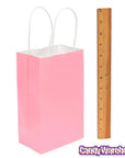 Candy Bags with Handles - Pink: 12-Piece Pack