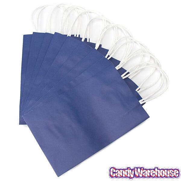 Candy Bags with Handles - Royal Blue: 12-Piece Pack - Candy Warehouse