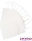 Candy Bags with Handles - White: 12-Piece Pack - Candy Warehouse