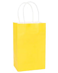 Candy Bags with Handles - Yellow: 12-Piece Pack