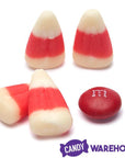 Candy Cane Peppermint Candy Corn: 16-Ounce Tub - Candy Warehouse