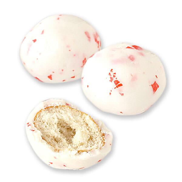 Candy Cane Peppermint Chocolate Pretzel Balls: 2LB Bag - Candy Warehouse