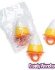 Candy Corn Ring Suckers: 12-Piece Box - Candy Warehouse