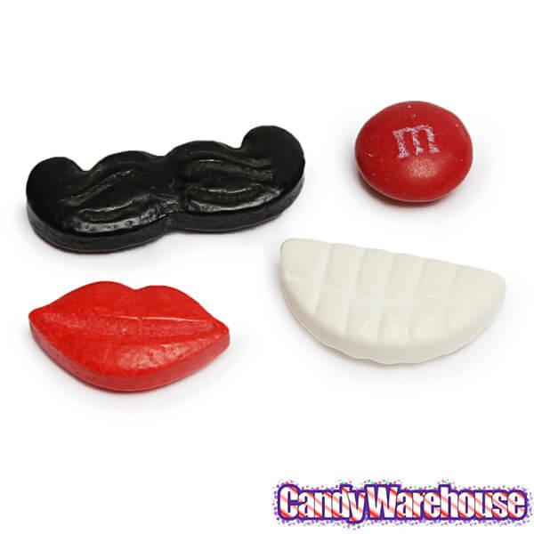 Candy Decorating Kit - Mustache, Lips and Teeth: 3.9-Ounce Set - Candy Warehouse