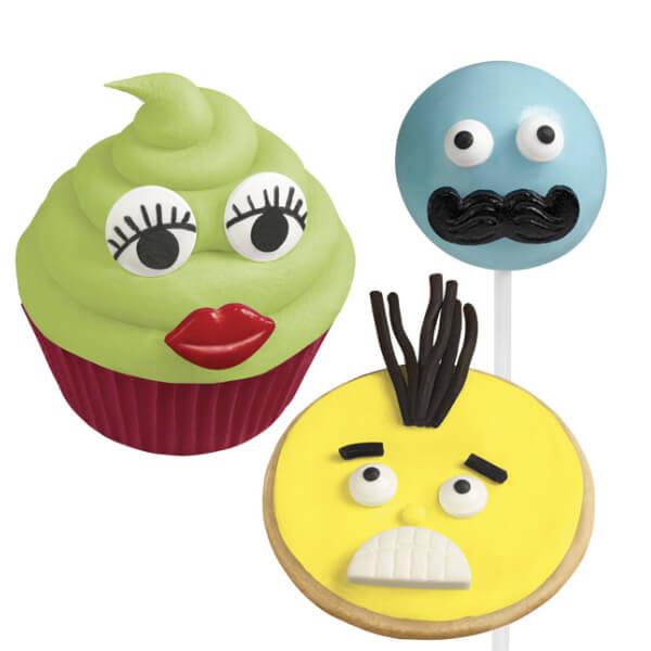 Candy Decorating Kit - Mustache, Lips and Teeth: 3.9-Ounce Set - Candy Warehouse