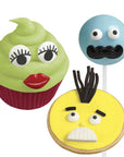 Candy Decorating Kit - Mustache, Lips and Teeth: 3.9-Ounce Set - Candy Warehouse