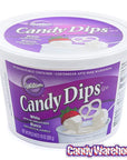 Candy Dips - White: 10-Ounce Tub - Candy Warehouse