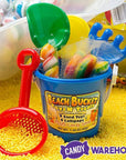 Candy Filled Mini Beach Buckets: 12-Piece Box - Candy Warehouse