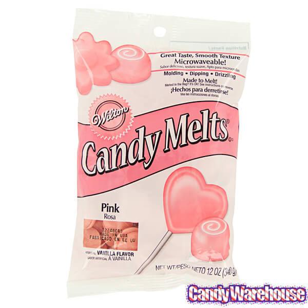 Wilton Bright Pink Candy Melts Candy, 12 oz Vanilla-Flavored
