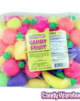 Candy Powder Filled Plastic Fruits Medley: 100-Piece Bag